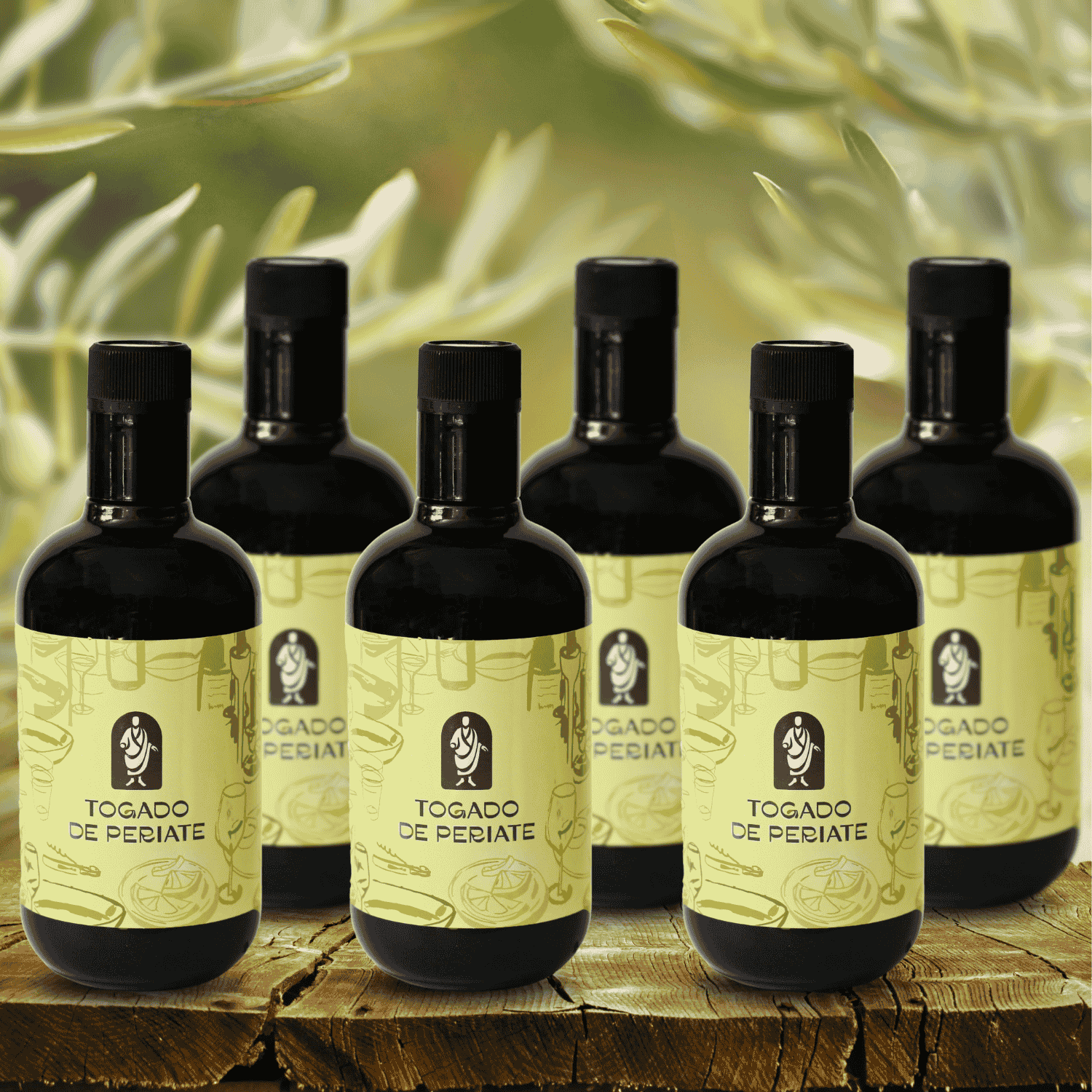 Pack 6 Botellas Aceite de oliva virgen extra Picual 500ml - Imagen 2